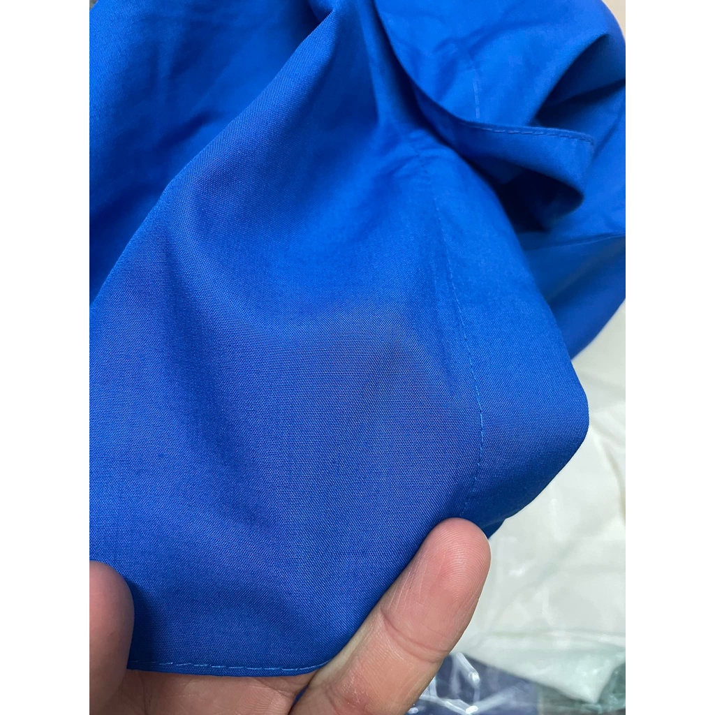 ÁO ĐOÀN SƠ MI 1 TÚI DÀI TAY VẢI NON MỸ CAO CẤP