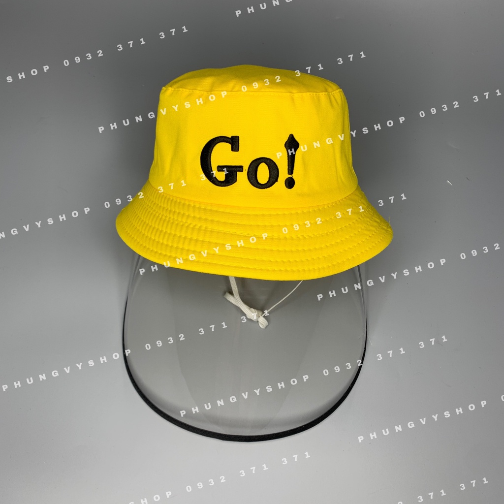 Bé 2.5-6 Tuổi/ Vòng đầu 52cm_ Mũ CHỐNG GIỌT BẮN cho bé trai bé gái- GO GO!- Nón cản bụi trẻ em