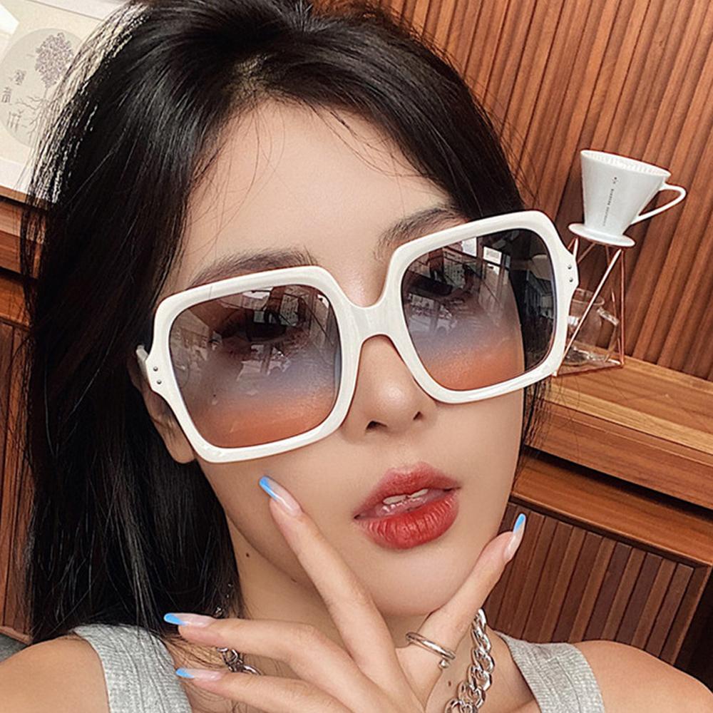 Kính Mát Gọng Vuông Oversize Thời Trang Cho Nam