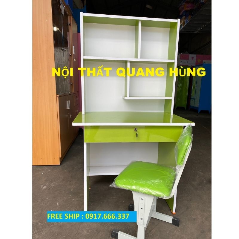 BÀN HỌC SINH - RỘNG 80 CM MÀU XANH LÁ CHO BÉ GIÁ RẺ - GIAO HÀNG MIỄN SHIP