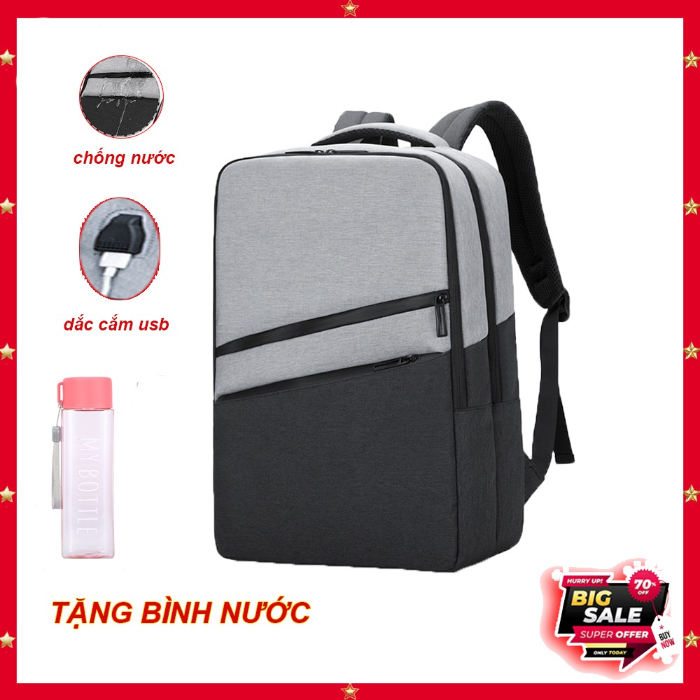 Balo Thời Trang Nam Nữ Kiểu dáng Hàn Quốc, Balo Laptop Chống Trộm BL-08