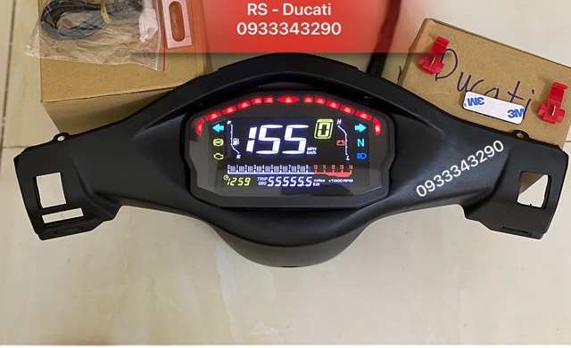 Trọn bộ bợ cổ wave A ,rs.....chế đồng hồ ducati