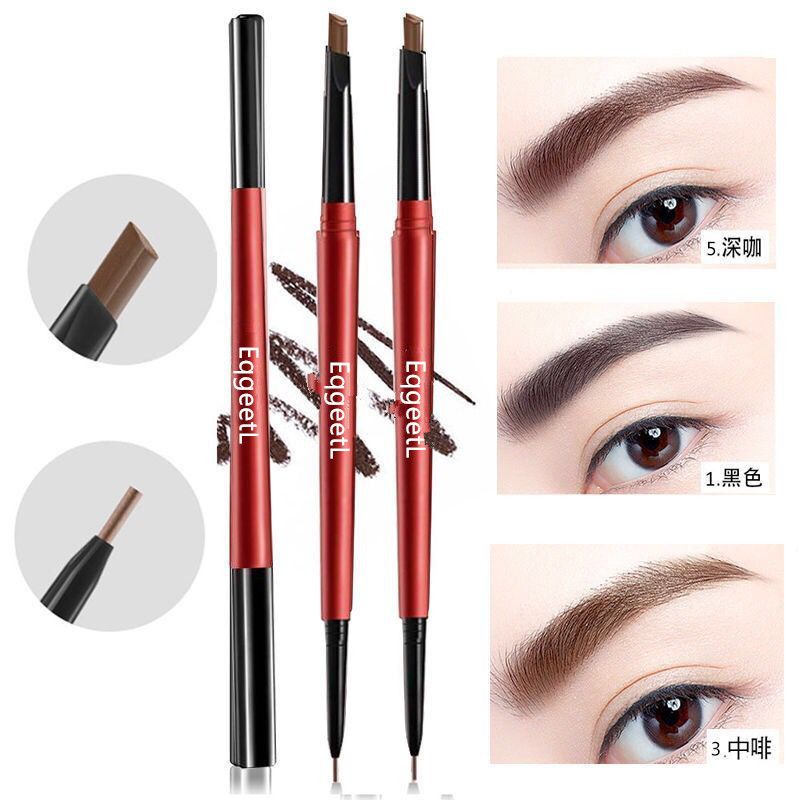Bút Kẻ Lông Mày 2 Đầu Siêu Mảnh Chống Thấm Nước