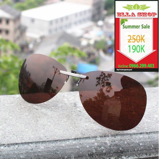 Kẹp kính râm to ngang + hộp bảo vệ (có video) | BigBuy360 - bigbuy360.vn