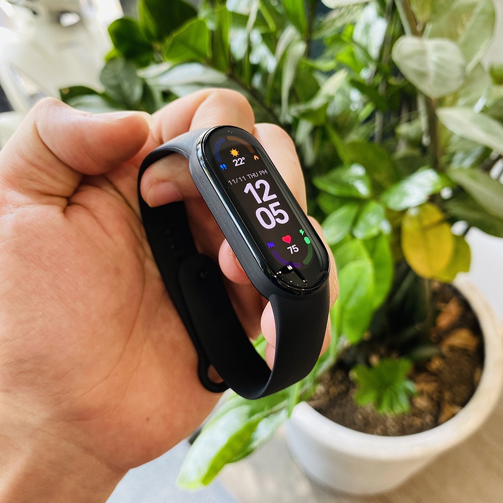 Đồng hồ thông minh, vòng tay thông minh Xiaomi Mi Band 6 bản quốc tế (có Tiếng Việt) - Fullbox BH 12 tháng