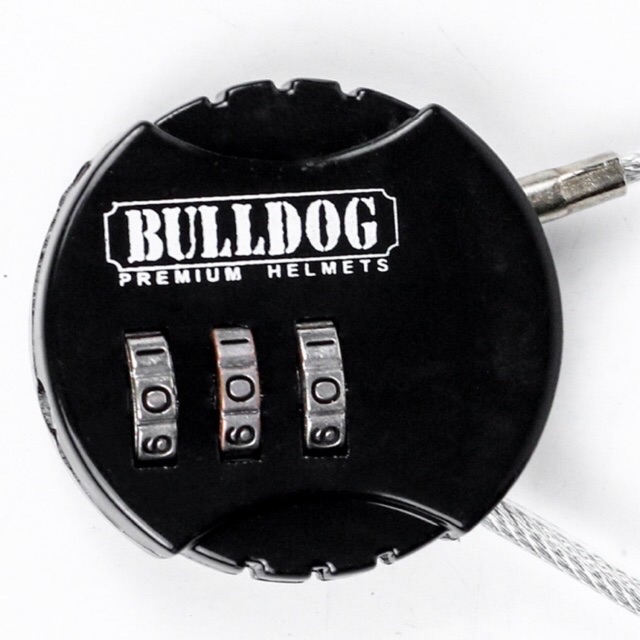 Khoá mũ bảo hiểm Khoá số BullDog Khoá mũ bảo hiểm fullface