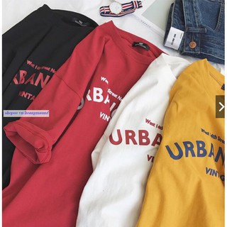 ÁO THUN TAY LỠ URBANCITY .Chất Thun Cotton Co Dãn