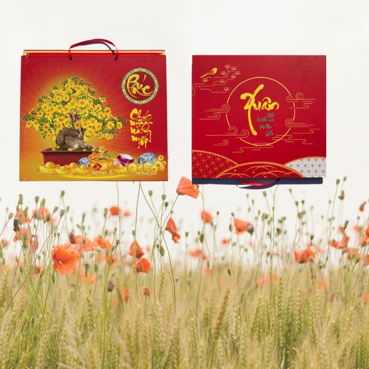 Khánh treo lịch tết, lịch 2024, bìa treo lịch rời  - Kích thước 32x57cm