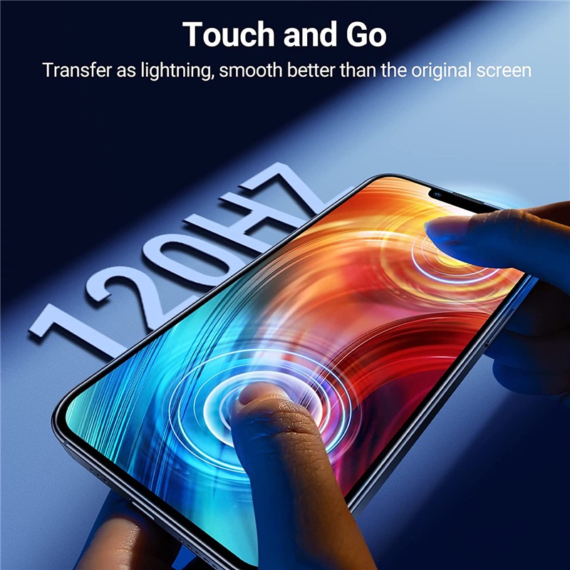Kính cường lực TOPEWON bảo vệ màn hình thích hợp cho iPhone 14 13 12 11 Pro Max 14 Plus X XR XS 7 8 6 5 SE 2