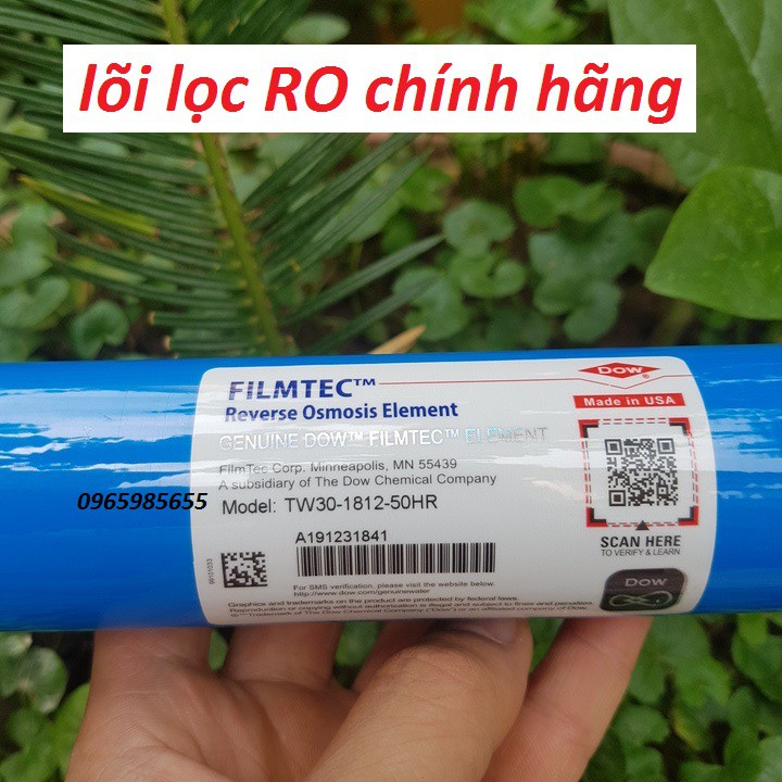 Màng Lọc Nước RO DOW Filmtec( lõi số 4.150)