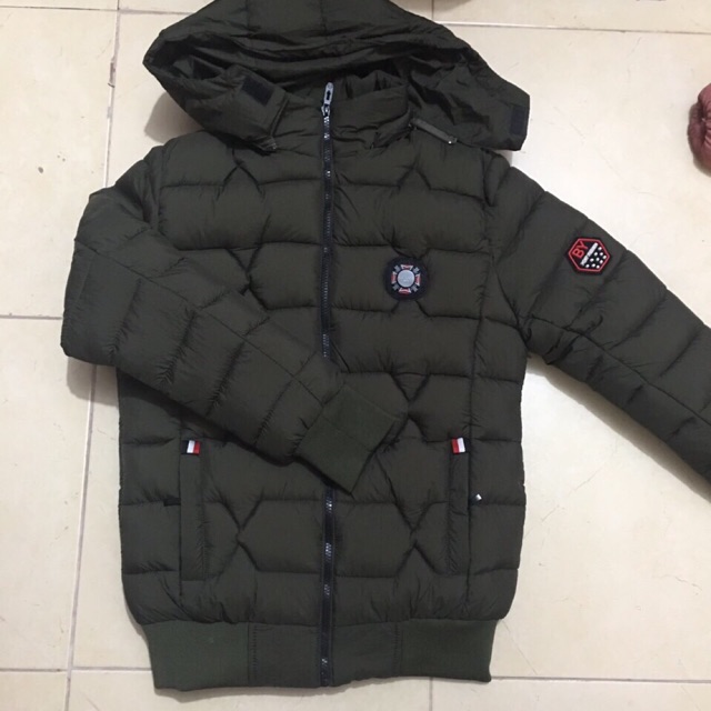 Áo phao nam bo gấu