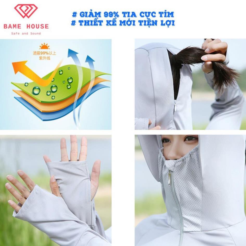 Áo chống nắng nữ cao cấp đẹp siêu mát, áo gió cho nữ thông hơi và chống tia UV, hàng xuất Nhật thương hiệu AIBITOO  ྇  ྇