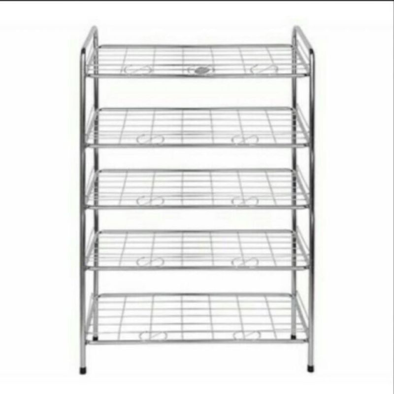 kệ dép inox đủ size, kệ dép inox 2 tầng, 3 tầng, 4 tầng, 5 tầng