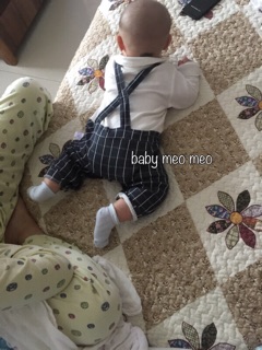 Body quần yếm bé trai thu đông sơ mi