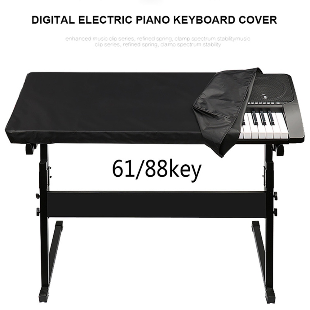 LEOTA Adjustable Dust Covers Dust-proof Electric/Digital Piano Piano Covers Machine Washable Elastic Cord Waterproof Stretchable Super Practical Locking Clasp Keyboard Cover