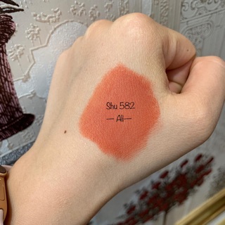 ๓ Son SHU UEMURA cam đất 582 vỏ đen (chuẩn auth bill đầy đù) ๓