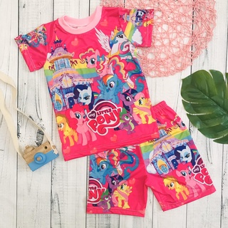Bộ thun ngựa pony dễ thương bé gái