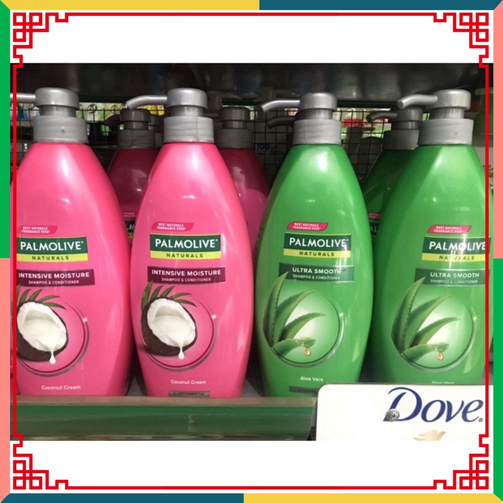 Dầu gội xả 2in1 Palmolive thiên nhiên tự nhiên 600ml