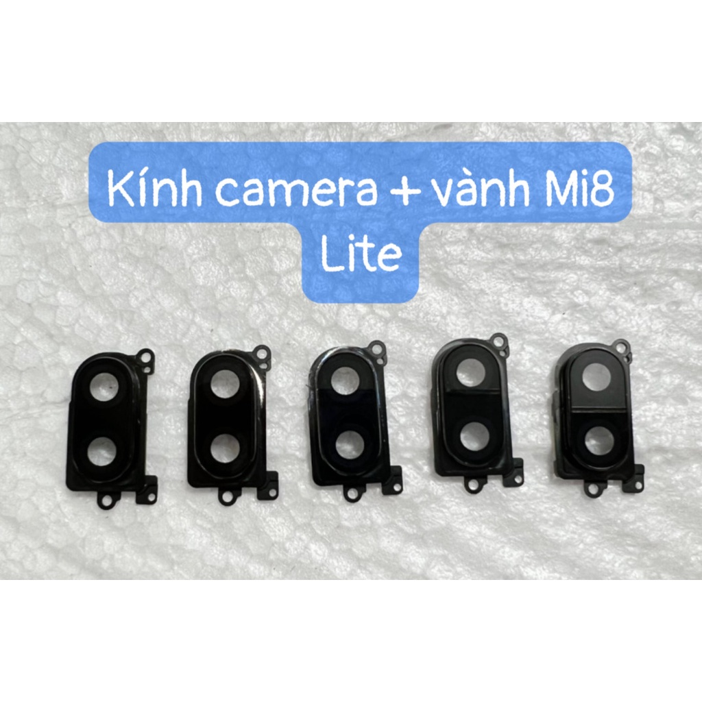 Kính Camera + Vành Mi8 Lite