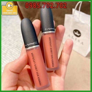 Son kem Mac 989 màu cam hồng đất