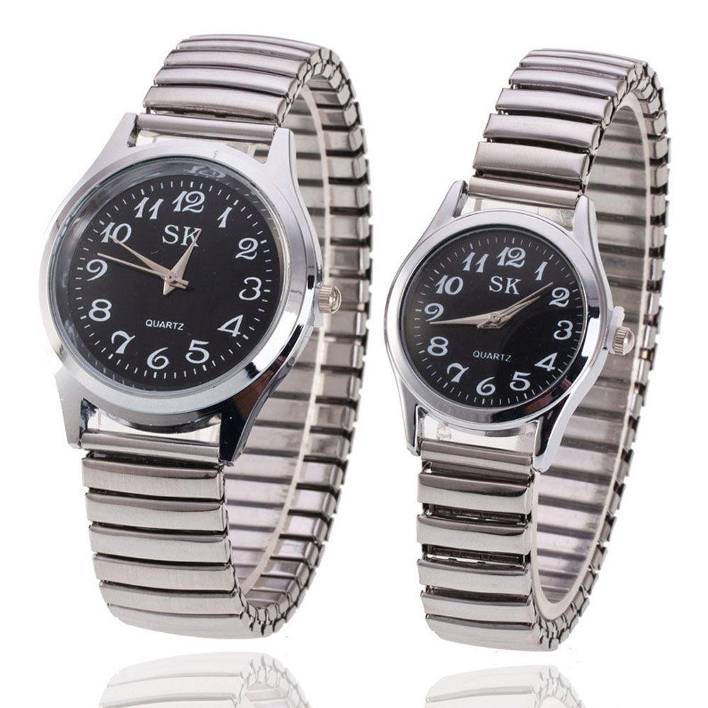 Đồng Hồ Dây Kim Loại Thời Trang Sang Trọng Cho Cặp Đôi