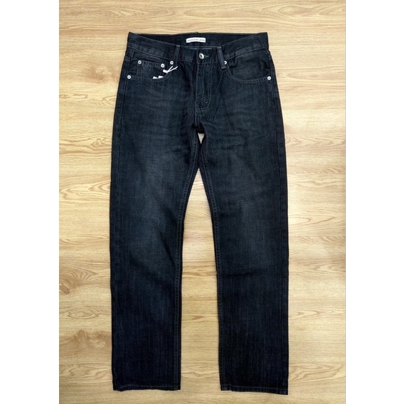 Quần jean nam đen xám - co giản nhẹ -ống đứng | BigBuy360 - bigbuy360.vn