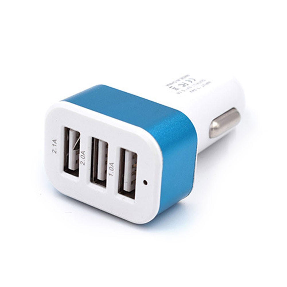 Bộ sạc 3 cổng USB cho xe hơi tiện lợi