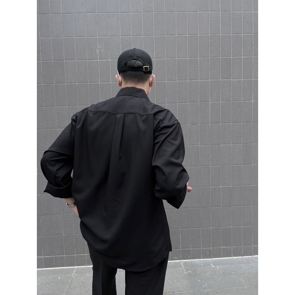 SIAM SOMI TRẮNG ĐEN và VÀNG KEM DÀI TAY ĐƠN GIẢN FORM RỘNG