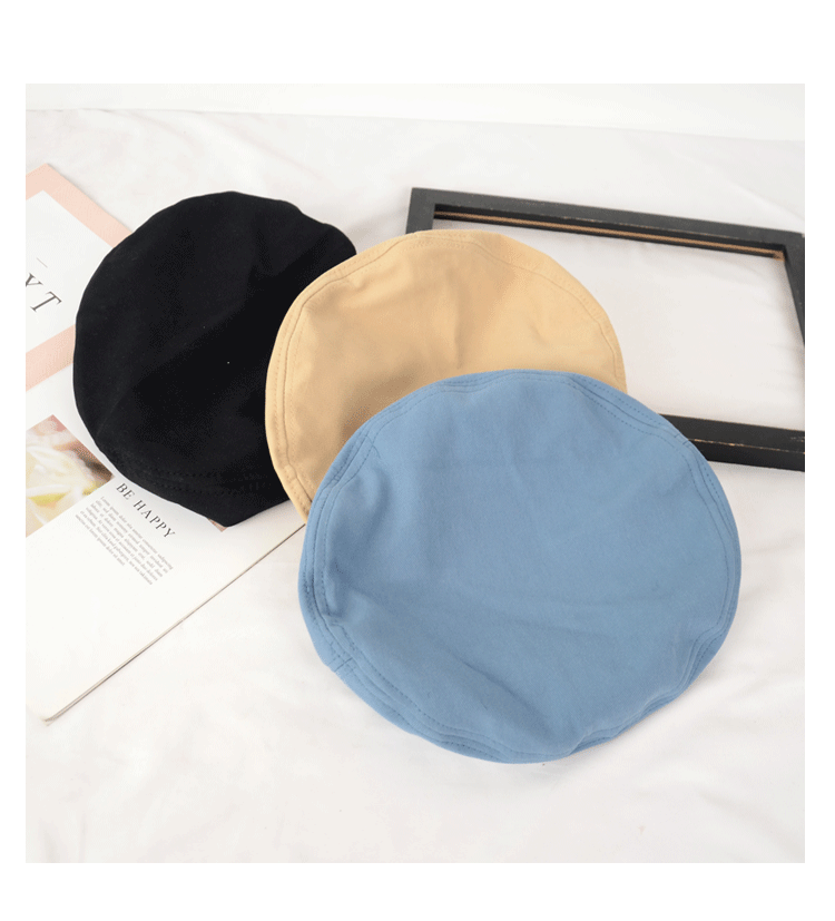 Mũ Beret Màu Trơn Phong Cách Anh Quốc Thời Trang Cho Nữ Mã 22111