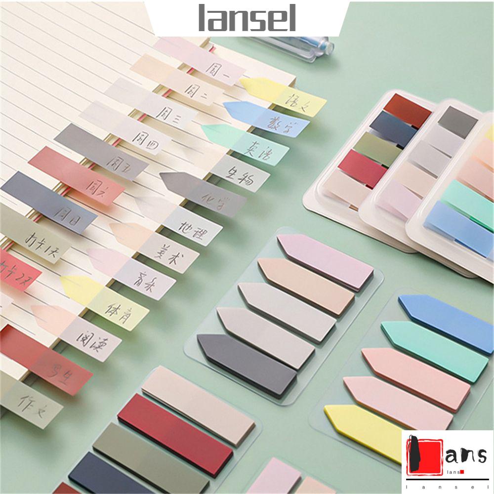 Set 100 tờ giấy ghi chú nhiều màu sắc phong cách vintage tiện dụng cho văn phòng