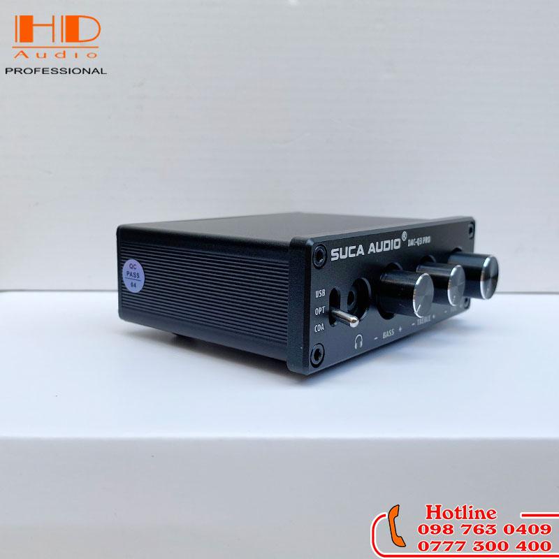 Giải Mã SUCA-AUDIO DAC Q3 Pro - Chip SA9123- Điều Chỉnh Bass-Treble