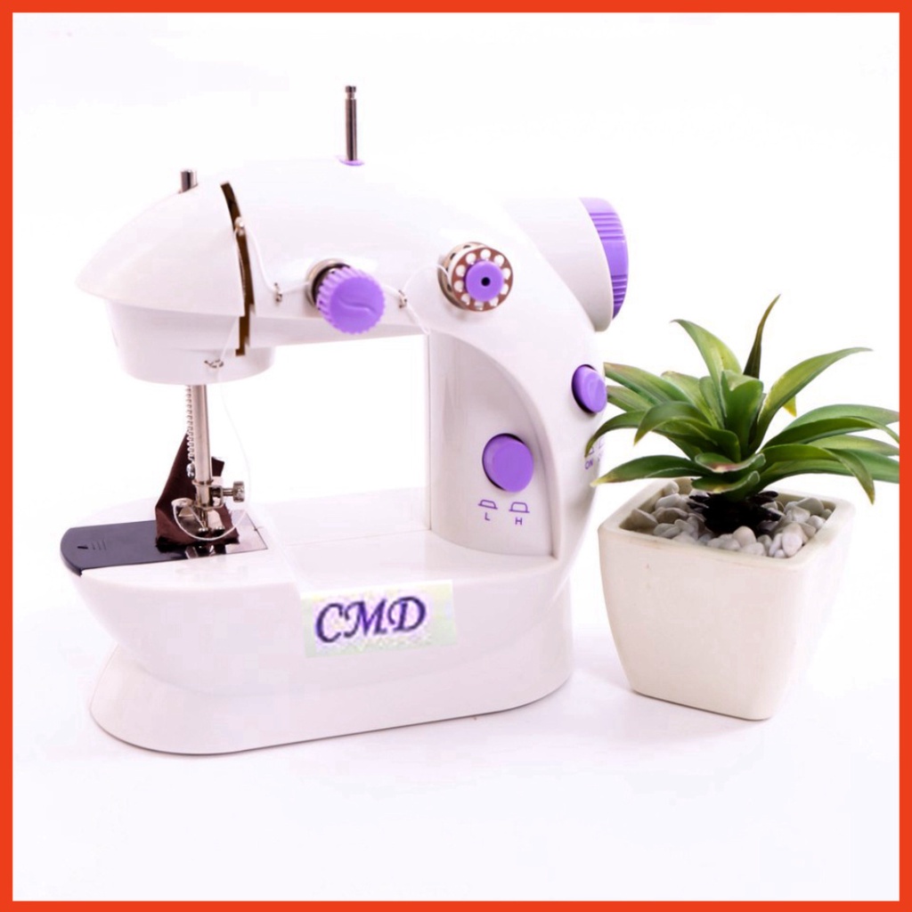 Máy May Mini Để Bàn Gia Đình - Máy Khâu Cầm Tay Mini Gia Đình Siêu Tiện Lợi
