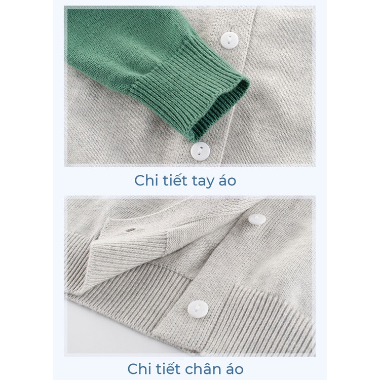 Áo Khoác Len CARDIGAN RIGHT EURO  Cho Bé Phong Cách Hàn Quốc Chất Liệu Len Cao Cấp  Xuất Âu Mỹ 074