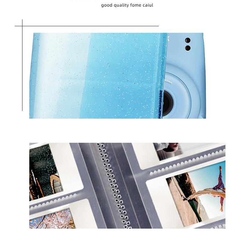 Album Đựng Thẻ Game 3 Inch 64 Ngăn Màu Trong Suốt Lấp Lánh Giá Đỡ