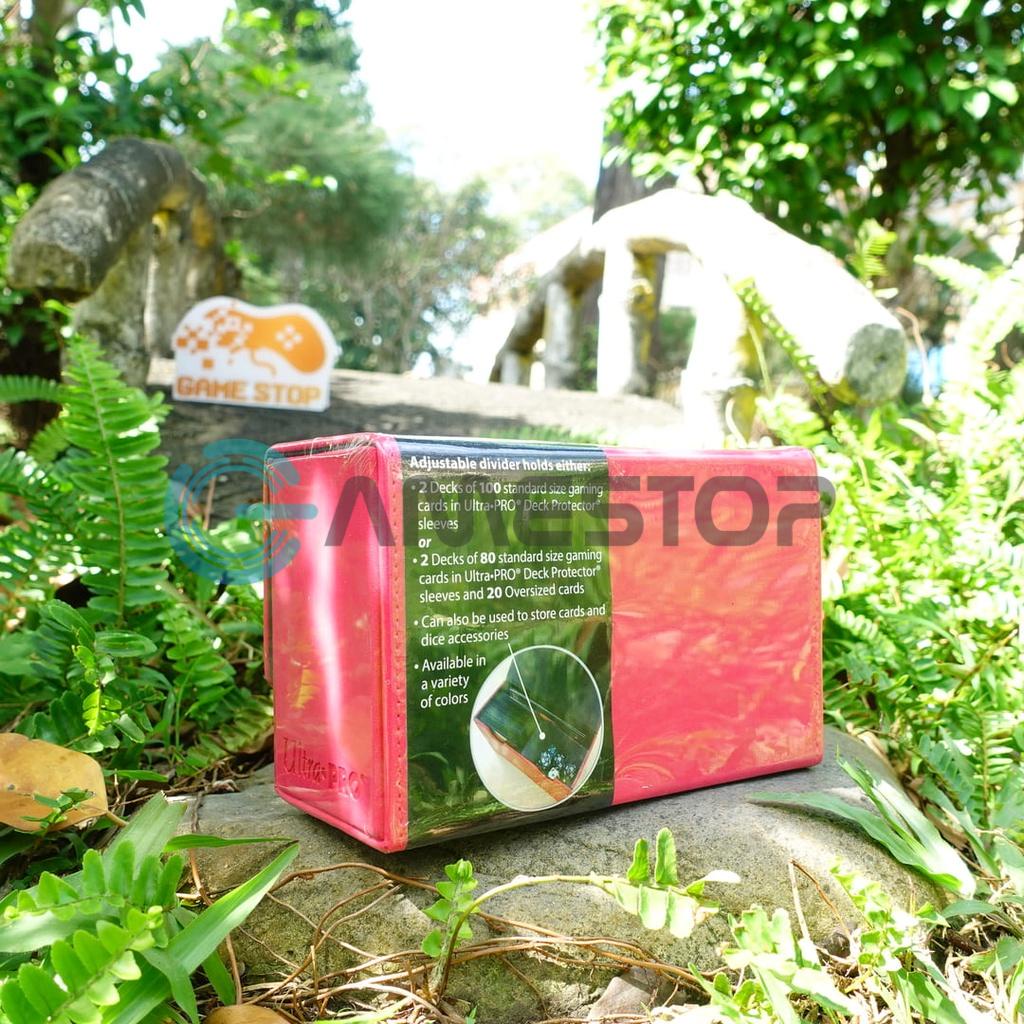 Hộp đựng bộ bài cao cấp Ultra Pro Pink Dual Flip Box PHUKTCG18
