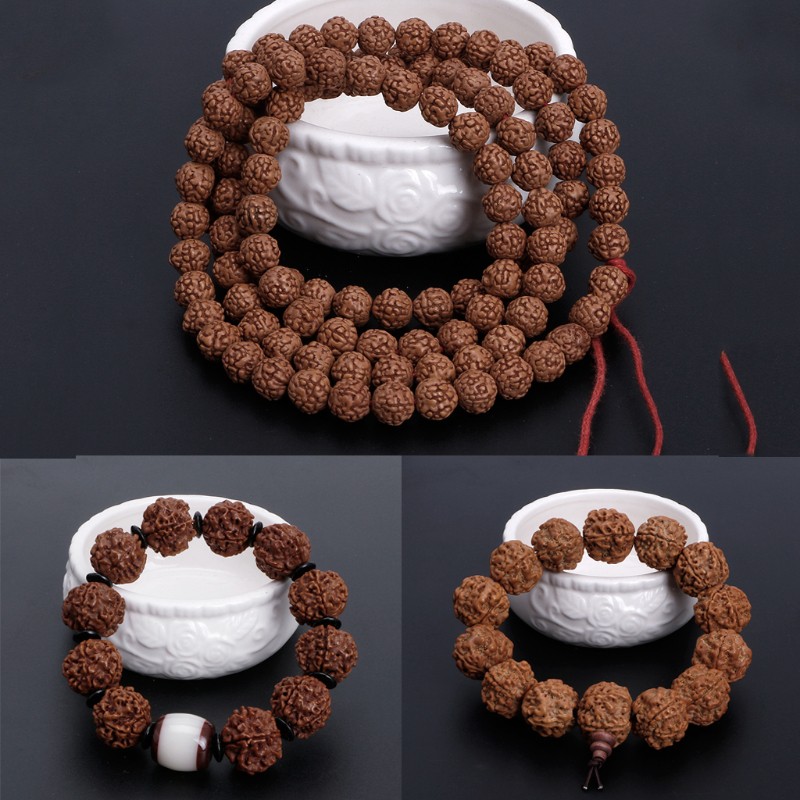 Vòng tay hạt chuỗi gồm 108 hạt cầu nguyện dành cho đạp Phật