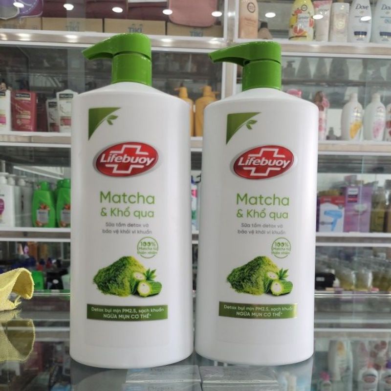Sữa tắm Lifebuoy Detox Matcha & Khổ Qua 800g | BigBuy360 - bigbuy360.vn
