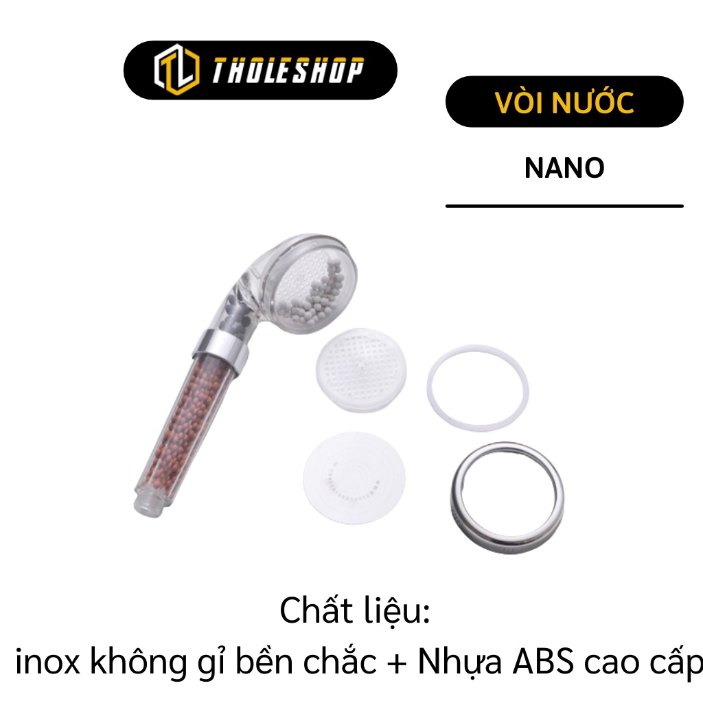 Bộ Vòi sẽ tăng áp - Vòi tắm Nano hoa sen tạo áp suất, sử lý công nghệ Nano tiêu diệt mọi vi khuẩn trong nước 2583