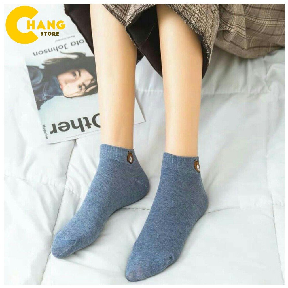 Combo 10 Đôi Vớ Gấu - Tất Gấu Cổ Ngắn