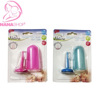 Rơ lưỡi silicone Nature Thái Lan có nắp