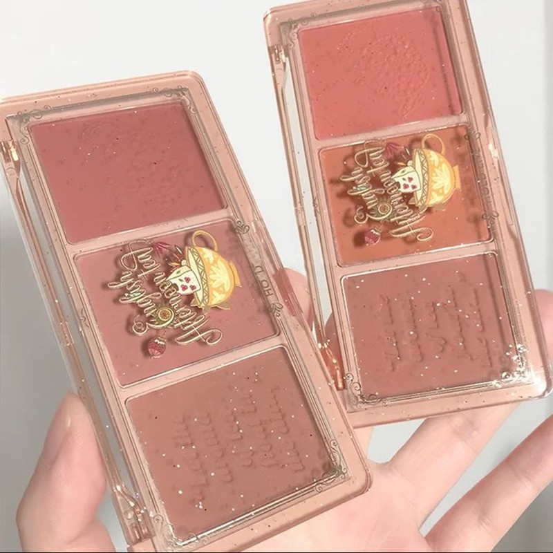 PHẤN MÁ HỒNG 3 Ô HOLD LIVE SECRET GARDEN BLUSH HL461 CHÍNH HÃNG - 8877