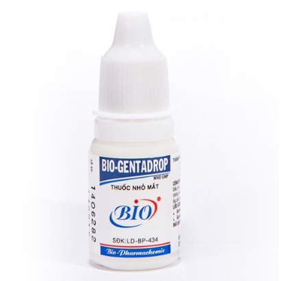 Bio - Gentadrop Nước Nhỏ Mắt trị đỏ mắt, viêm mắt, đục giác mạc Cho Thú Cưng Chó, Mèo,Thỏ, bọ ú..10ml