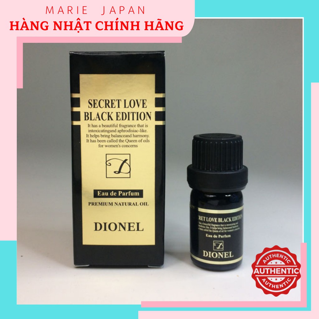 [CHÍNH HÃNG] Nước Hoa Vùng Kính DIONEL SECRET LOVE BLACk EDITION