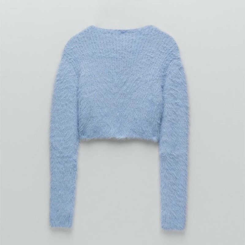 ÁO KHOÁC LÔNG CROPTOP CARDIGAN