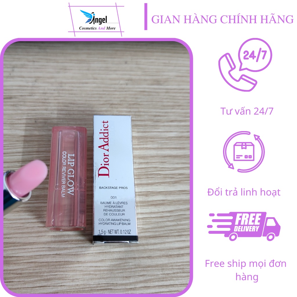 Son Dưỡng Môi Dior Addict Lip Glow Bản Mới 2022 1.5g Dưỡng Môi Hiệu Quả Căng Mọng Đôi Môi