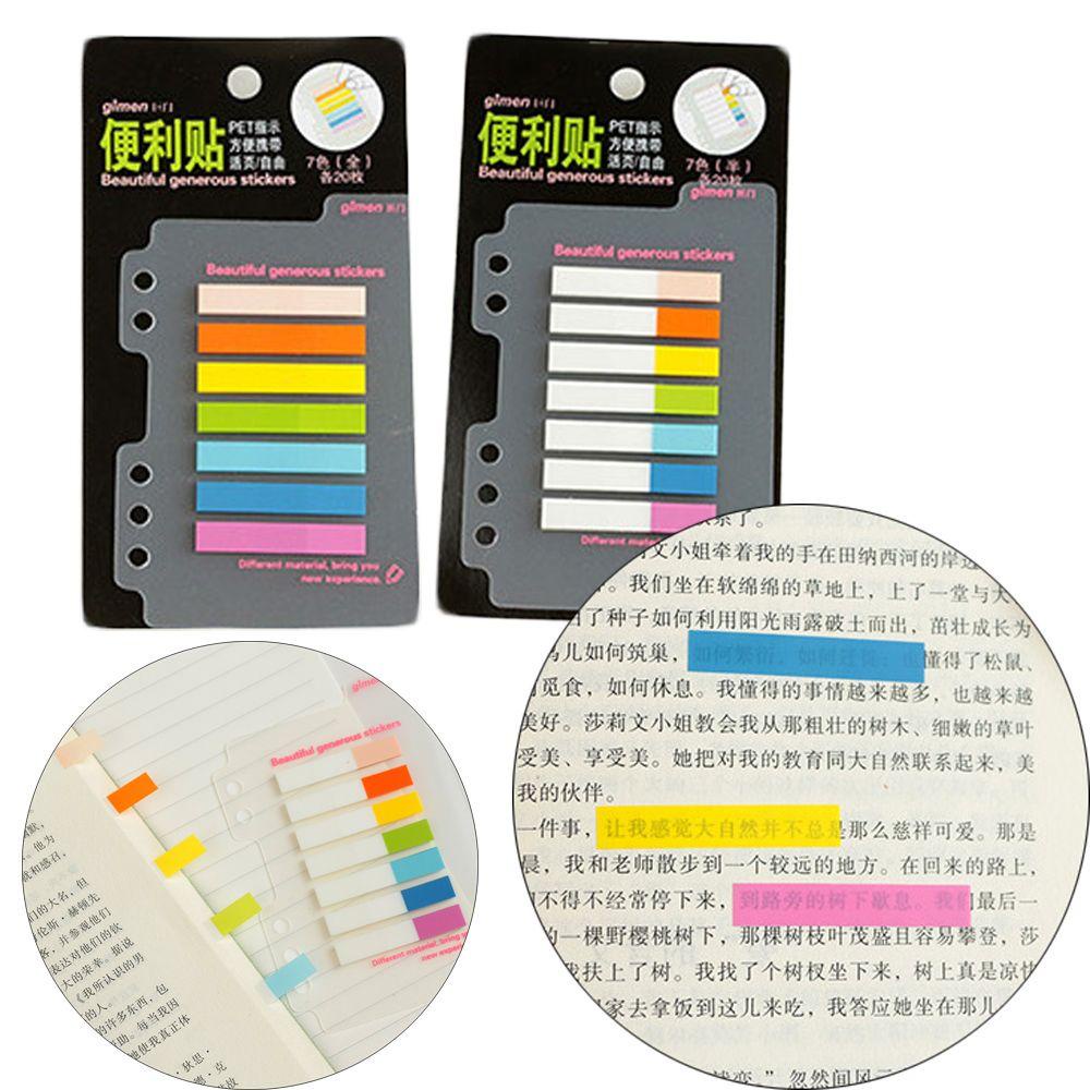 PISTA Set 140 Tờ Giấy Ghi Chú Nhiều Màu Sắc