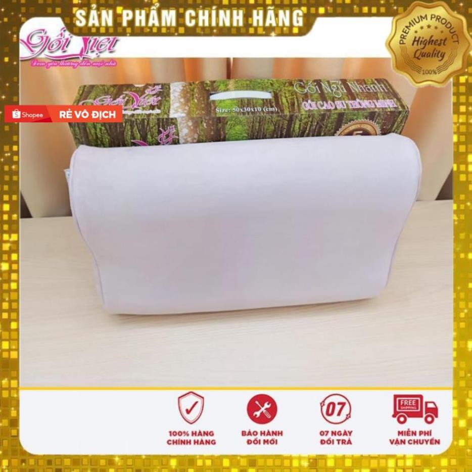 Hàng Công Ty  Combo 2 Ruột Gối cao su Wavy 30cm x 50cm chống đau mỏi vai gáy, Gối Việt bảo hành 5 năm