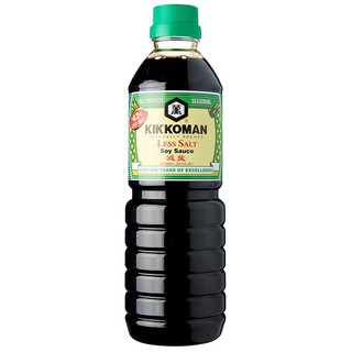 Nước Tương Ít Muối Kikkoman Chai 600ml