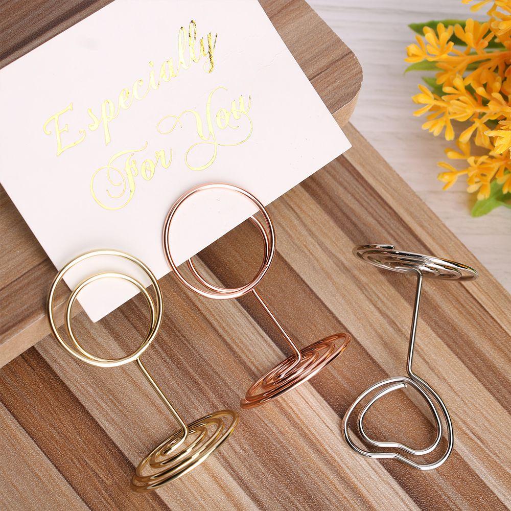 1 Kẹp Giấy Giữ Ảnh Để Bàn Trang Trí Đám Cưới Thời Trang
