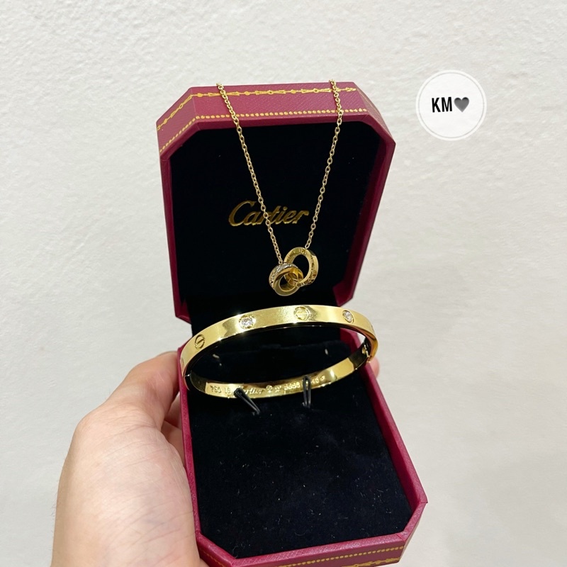 Sét ti tan cổ lắc tay hót trend hàng cao cấp không bay màu,phong cách hàn quốc